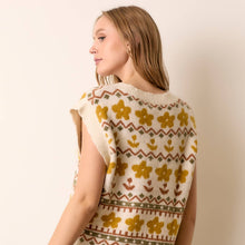 Load image into Gallery viewer, Daisy Knit Sweater Vest - Tigertree
