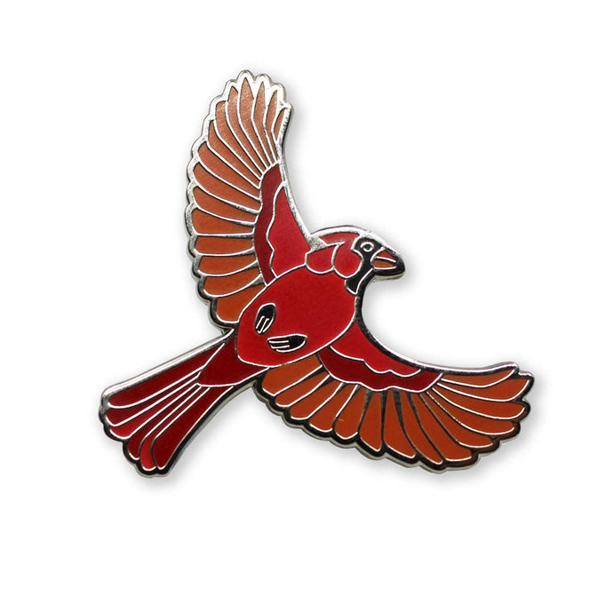 Northern Cardinal Enamel Pin - Tigertree