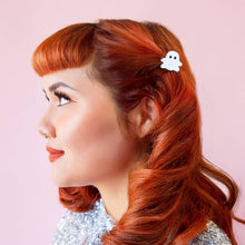 Load image into Gallery viewer, Hey Boo! Ghost Mini Hair Clip - Tigertree
