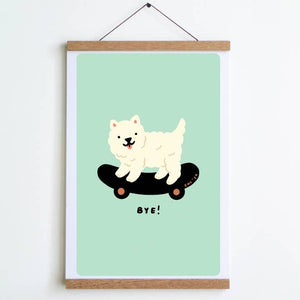 Sk8 Dawg (Bye) Print