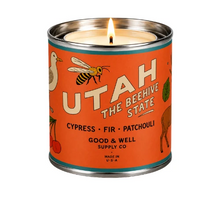 Load image into Gallery viewer, Utah State 1/2 Pint Candle
