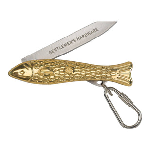 Brass Fish Pen Knife