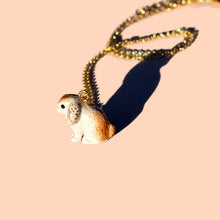 Load image into Gallery viewer, Tiny Fluff Rabbit Necklace
