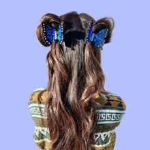 Load image into Gallery viewer, Blue Morpho Hair Claw
