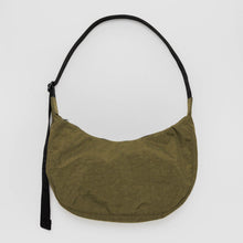 Load image into Gallery viewer, Medium Nylon Crescent Bag - Seaweed - Tigertree
