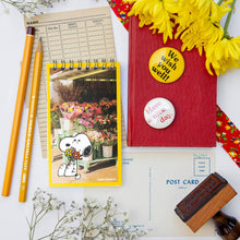 Load image into Gallery viewer, Snoopy Flower Bouquet Mini Memo Pad - Tigertree
