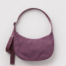 Load image into Gallery viewer, Medium Nylon Crescent Bag - Wild Plum
