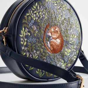 Chloe Circle - Embroidered Dormouse Bag - Tigertree