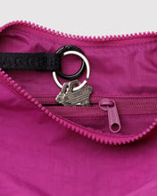 Load image into Gallery viewer, Small Nylon Crescent Bag - Deep Fuchsia - Tigertree
