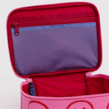 Load image into Gallery viewer, Small Cosmetic Case - Azalea Pink Happy
