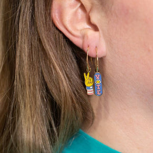 Vote Mismatched Earrings - Tigertree