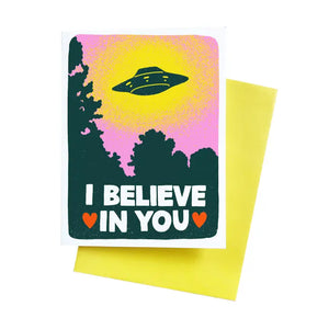 I Believe In You UFO Card - Tigertree