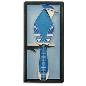 Charley Harper Tile - Blue Jay 4"x8" - Tigertree