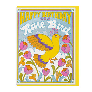 Happy Birthday To A Rare Bird Card