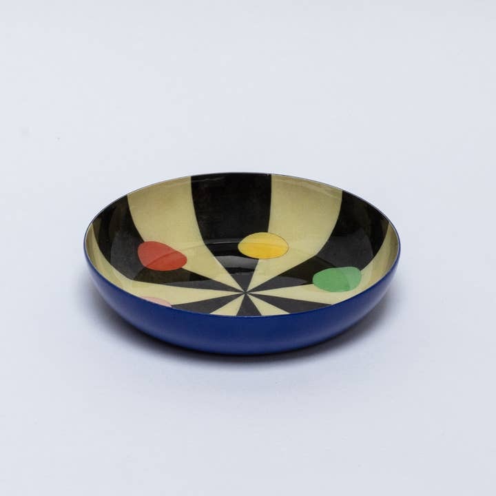 Round Enamel Tray - Benson’s  Colour Hexagon