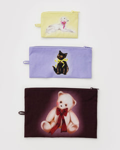 Flat Pouch Set- Fancy Animals