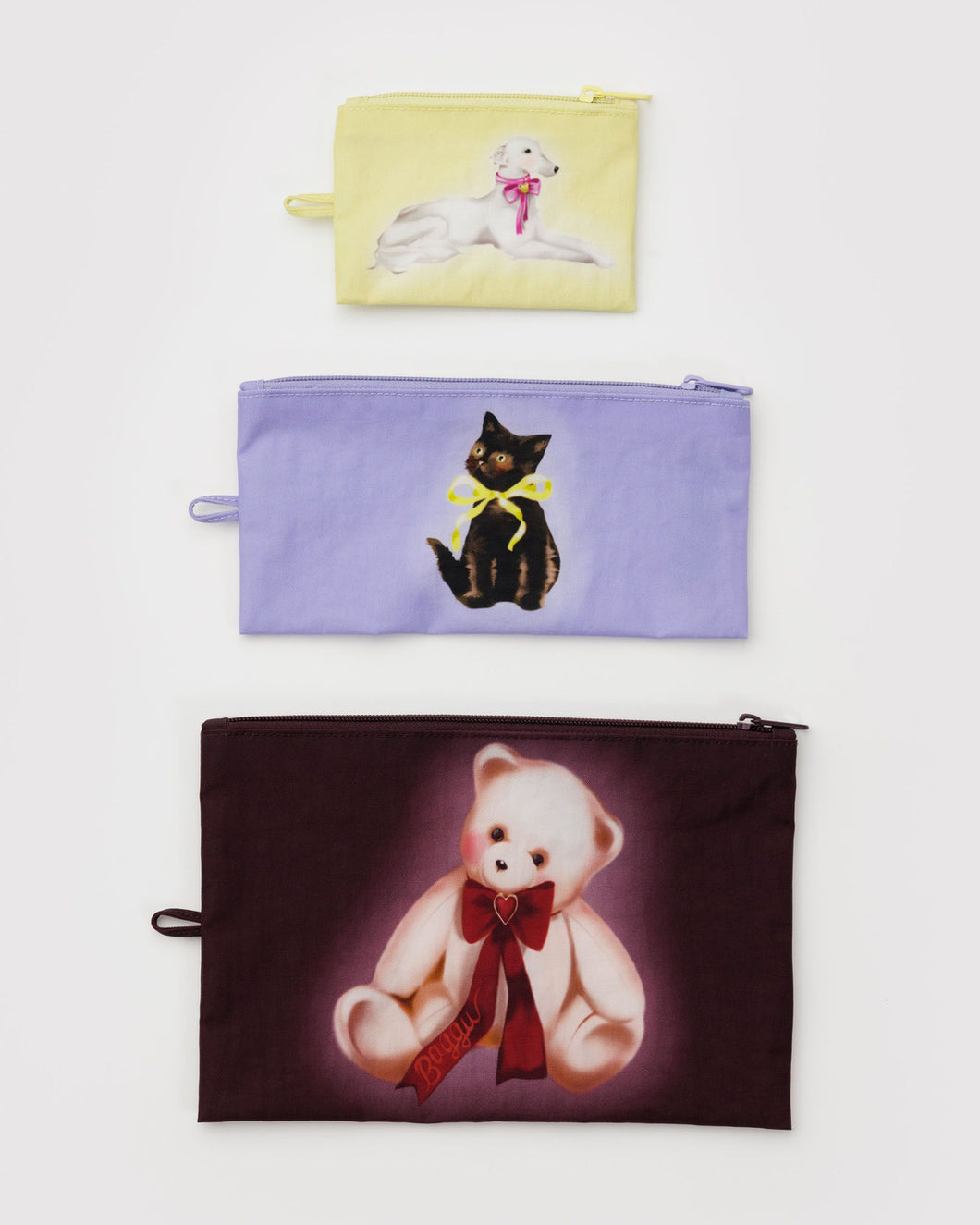 Flat Pouch Set- Fancy Animals