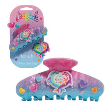Load image into Gallery viewer, Lisa Frank Dancing Dolphins Glitter Claw Clip - Tigertree
