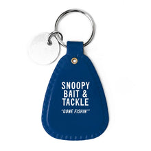 Load image into Gallery viewer, Snoopy Fisherman Saddle Keychain
