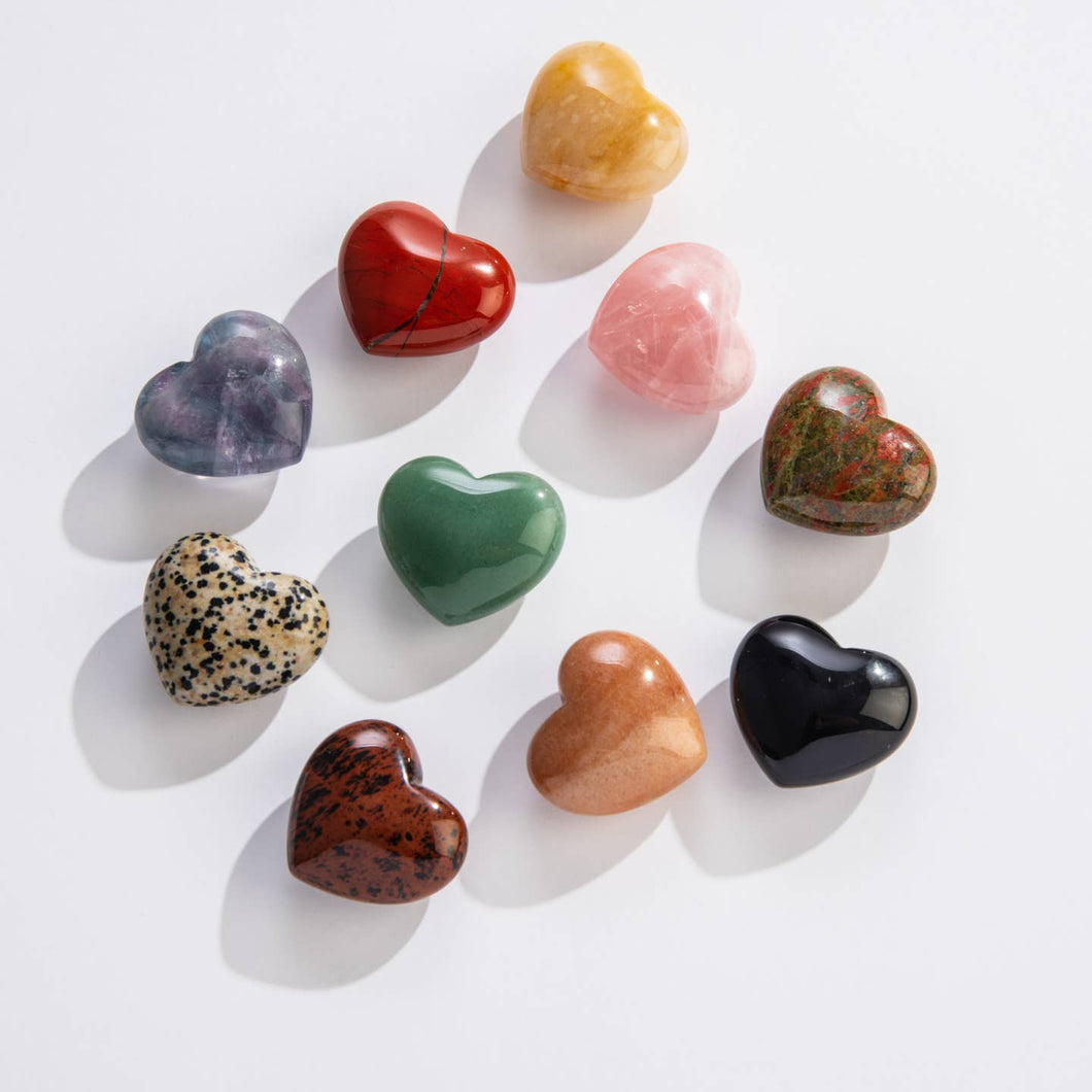 Mineral Hearts - Assorted - Tigertree