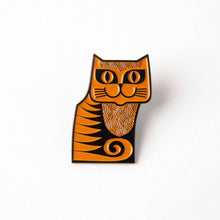 Load image into Gallery viewer, Hornsea Cat Enamel Pin
