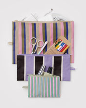 Load image into Gallery viewer, Flat Pouch Set - Candy Shop Stripes
