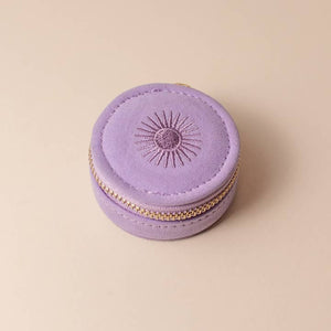 Mini Travel Jewelry Case - Lavender