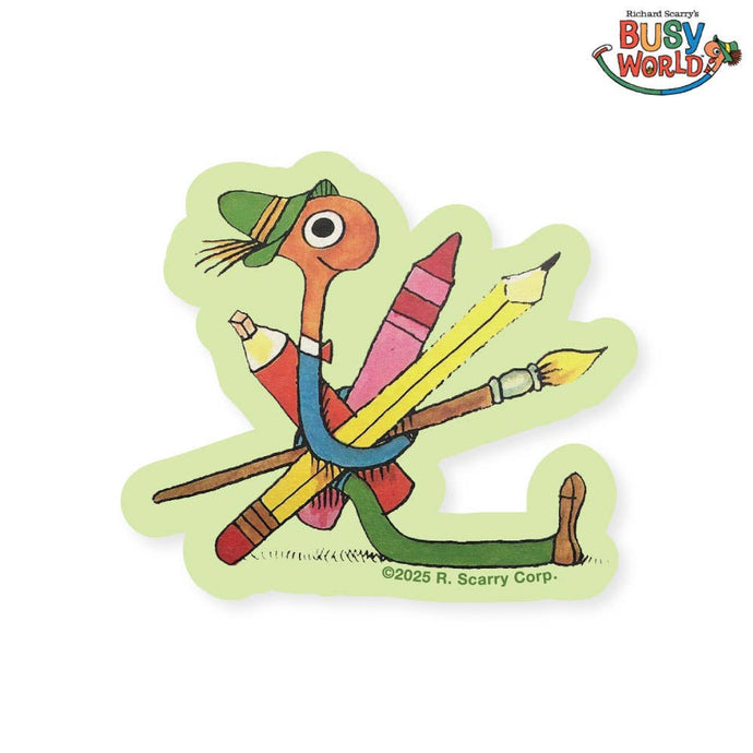 Richard Scarry Lowly Art Sticker - Tigertree