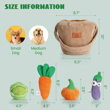 Load image into Gallery viewer, Grocery Bag Dog Squeaky Toy 15 pc
