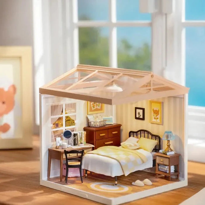 Diy Miniature House Kit: Sweet Dream Bedroom - Tigertree