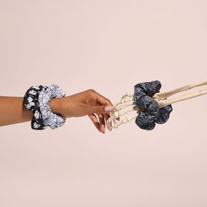 Cloud Scrunchies Set of 3- Spiderweb