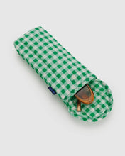 Load image into Gallery viewer, Puffy Glasses Case - Green Gingham - Tigertree
