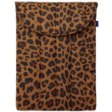 Load image into Gallery viewer, Puffy Laptop Sleeve 16- Leopard
