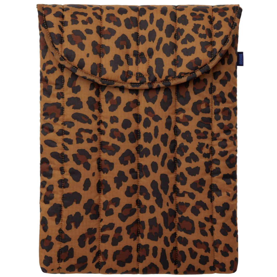 Puffy Laptop Sleeve 16- Leopard