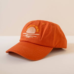 I Love It Here Embroidered Cap