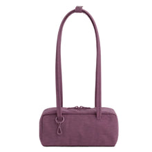 Load image into Gallery viewer, Small Nylon Bowler Bag - Wild Plum
