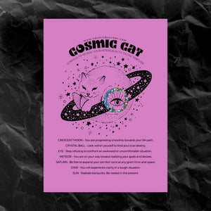 Cosmic Cat Scratch Off Fortune Card