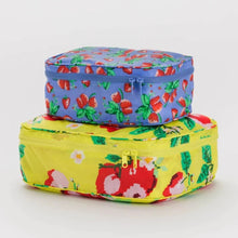 Load image into Gallery viewer, Packing Cube Set - Needlepoint Fruit - Tigertree
