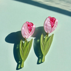 Tulips Dangle Earrings