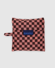 Load image into Gallery viewer, Standard Baggu - Pink Brown Check
