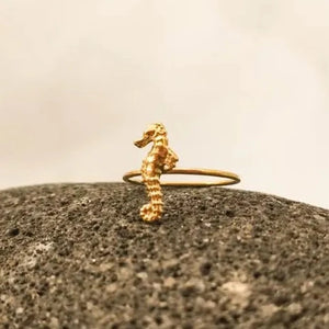 Seahorse Brass Ring - Tigertree