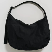 Load image into Gallery viewer, Large Nylon Crescent Bag - Black - Tigertree
