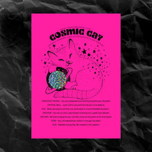 Load image into Gallery viewer, Cosmic Cat Scratch Off Fortune Card
