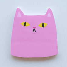 Load image into Gallery viewer, Pink Cat Sticky Notes
