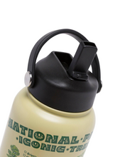 Load image into Gallery viewer, Iconic Trees Checklist 32oz. Insulated Water Bottle  - Light Green
