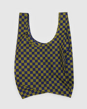 Load image into Gallery viewer, Standard Baggu - Pear Navy Check
