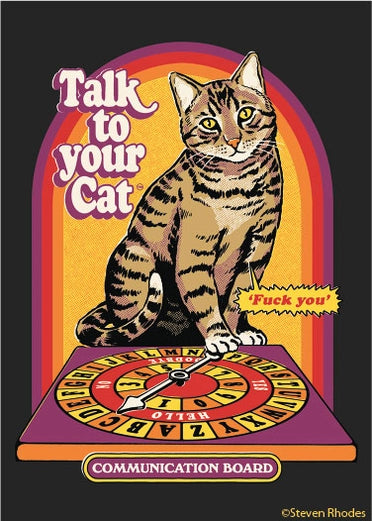 Talk To Your Cats Magnet - Tigertree
