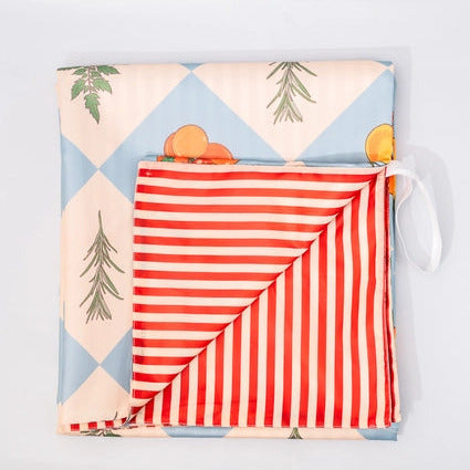 Garden Checkered Picnic Blanket