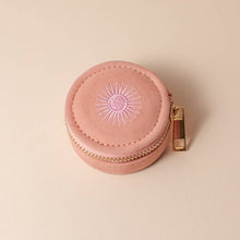 Load image into Gallery viewer, Mini Travel Jewelry Case- Rose
