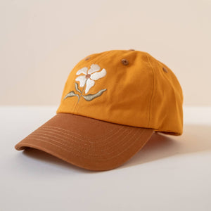 Flower Embroidered Cap